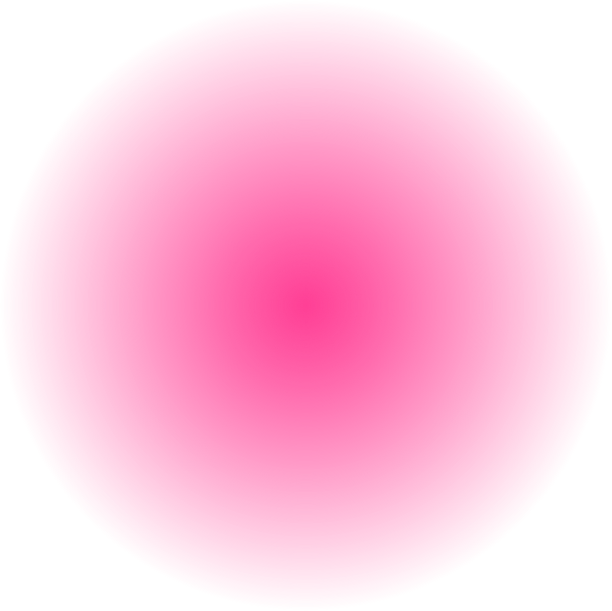Hot pink transparent round gradient